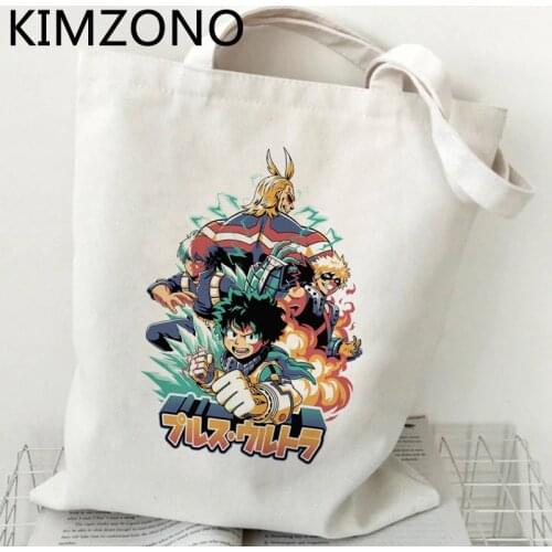 My Hero Academia Kaminari Denki shopping bag recycle bag shopper jute bag eco bag bolsa compra tote reciclaje sacola sacolas