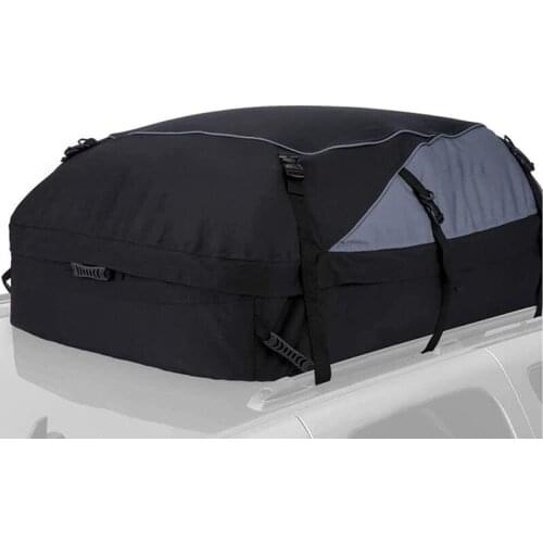 Car Roof Bag & Rooftop Cargo Carrier 15 Cubic Feet Heavy Duty Bag Waterproof Rooftop Car Bag Storage Bag Universal