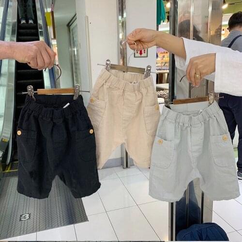 Ins college style Korean loose casual pants for boys and girls