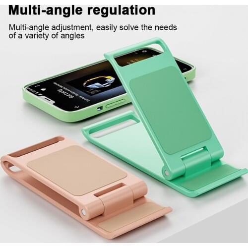 Universal Adjustable Fold Cell Phone Holder Stand For IPhone Xiaomi Samsung Huawei Tablet Holder Stable Protective Desktop Stand