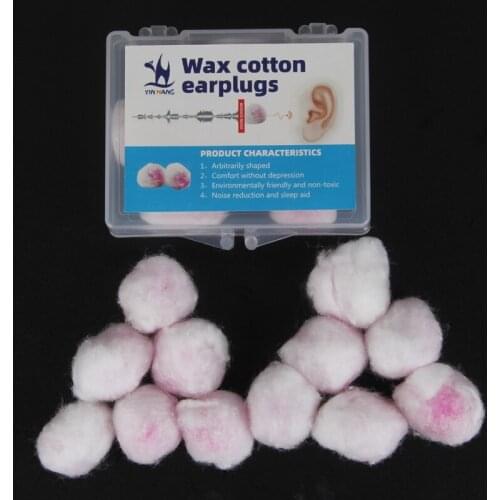 Wax Cotton Travel Sleep Noise Earplugs Protect Hearing Quiet Earplugs Noise Reduction Quiet Learn WorkplaceSafety Earplugs