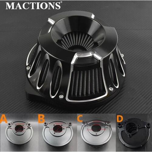 Motorcycle CNC Crafts Air Cleaner Intake Filter For Harley Softail CV Carb Sportster Touring Dyna Touring Model Custom