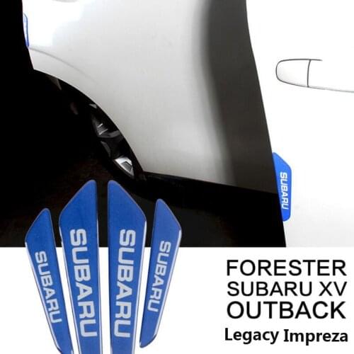 Car Door Protection Sticker Anti-collision Tape Patch for Subaru forester xv outback Legacy Impreza StI STI accessories styling
