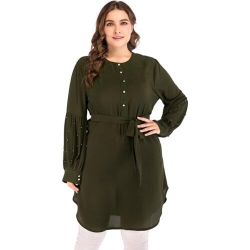 Summer Women Tops Plus Size 5XL Abaya Turkey Islam Arabic Muslim Long Top Musulman Saudi Arabe Long Tops Ropa Islamica Mujer