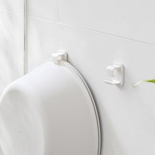 1pc Multifunction Bathroom Rack Basin Storage Rack Sucker Washbasin Holder Hook Bathroom Seamless Tracery Hook Kitchen Tool