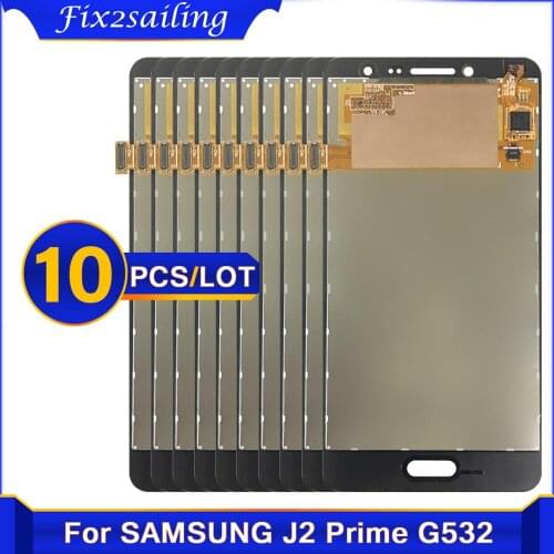 10 Pcs/Lot 100% Test Display For Samsung Galaxy J2 Prime G532 G532F LCD Display Touch Screen Digitizer Assembly Repair Parts
