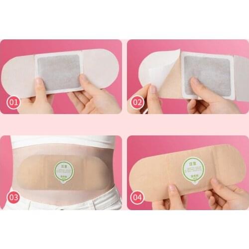 10pcs Warm Moxibustion Plaster Wormwood Detox Patches Herbal Medicine Paste Shoulder/Neck/Back/Waist Pain Relieve HSelf-heating