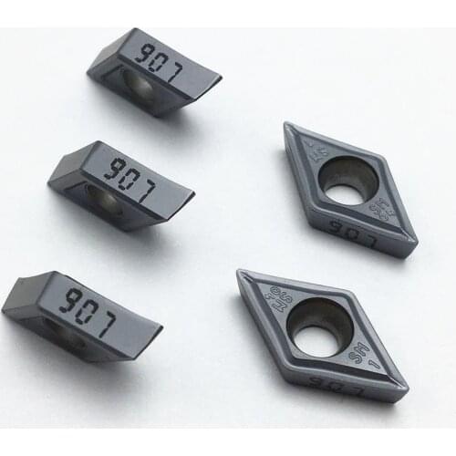 10PCS plug-in DCMT3-1-SM IC907/IC908 DCMT11T304-SM IC907 milling insert DCMT11T308-SM IC908 IC907
