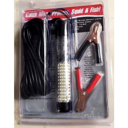 12V 8W LED Underwater Submersible Fishing Lure Baits Bulb Lamp Light Clip-on LED Fishing Light high quality Strong brightness