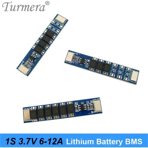 1S 3.7V 4.2V 6A 10A 12A Lithium Battery BMS Board for 18650 Battery Screwdriver Charger Protection Board Cell Protection Circuit