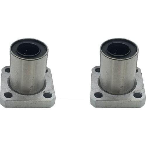 2pcs/lot Free shipping LMK13UU 13mm flange linear bearing CNC Flange Linear Bush