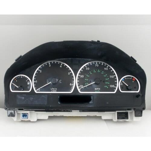 4pcs Plastic ABS Chrome Gauge Dial Dash Cluster Rings Dashboard cover bezel trim For Range Rover II P38 R38A 94-02