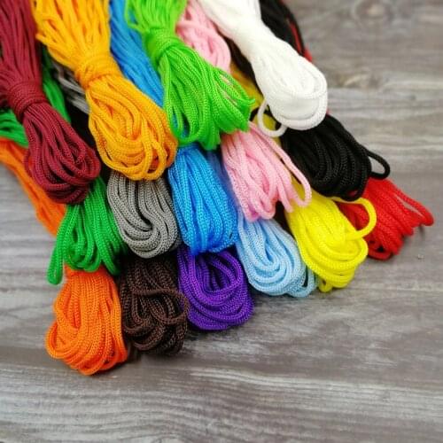 100ft（30M） Dia.3mm Strand Core Paracord Bracelet Lanyard Camping Rope Clothesline Survival Parachute Cord Wholesale