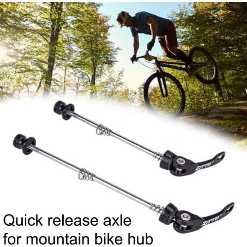 2PCS ZTTO Mountain Bike Hub Quick Release Shaft Ultra-light And Fast Aluminum Alloy Hub Shaft Fixed Quick Release Rod