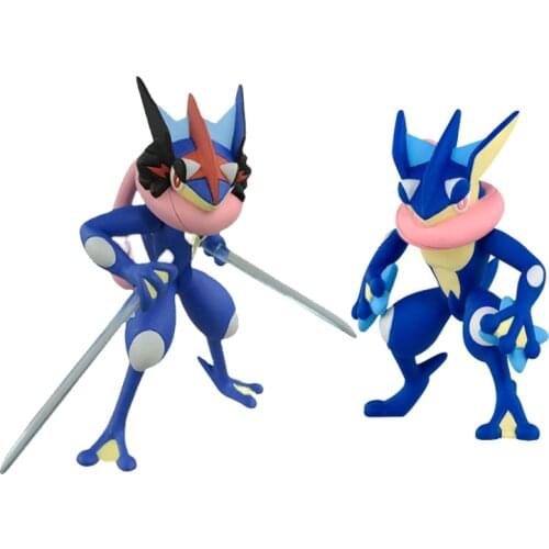 TAKARA TOMY Genuine Pokemon Ash Ketchums Greninja Anime Action Figure Model Toys Gifts For Kids