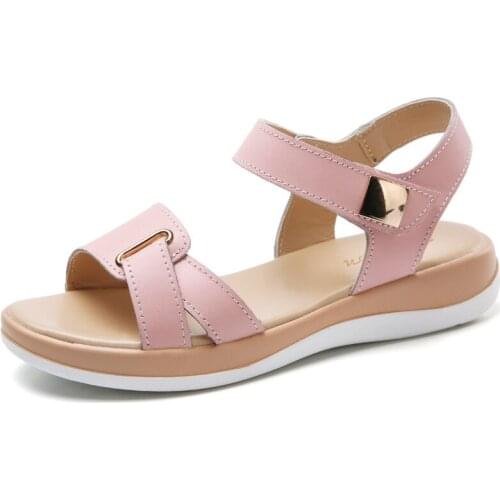 Summer Flat Sandals Women Simple Bright Color women slippers women sandals sandalias de las mujeres женские босоножки