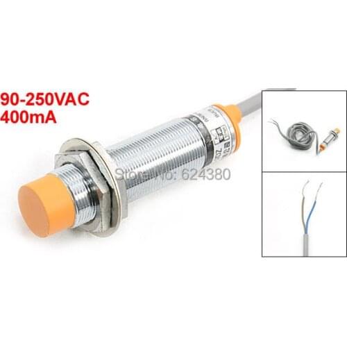 LJC18A3-B-J/DZ AC 90-250V 110V 220V 400mA Two 2 Wire Type NC 10mm Detector Tubular Cylindrical Inductive Proximity Switch Sensor