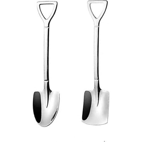 Ice Cream Spoon Mirror Polish Strong Construction Stainless Steel Home Fruit Spoon for Kids Kitchen Supplies Products