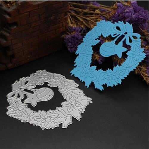 YINISE Christmas Bell Metal Cutting Dies For Scrapbooking Stencils DIY Album Cards MAKING Embossing Folder Craft Die Cuts MOLDS