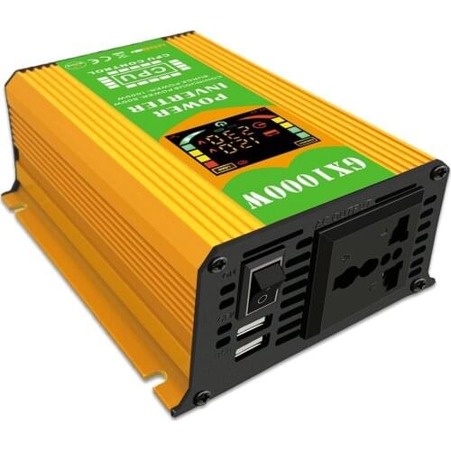 Modified Sine Wave Inverter High Frequency 500W Power Watt Power Inverter DC 12V to AC 110V Converter Car Power Charger Inverter