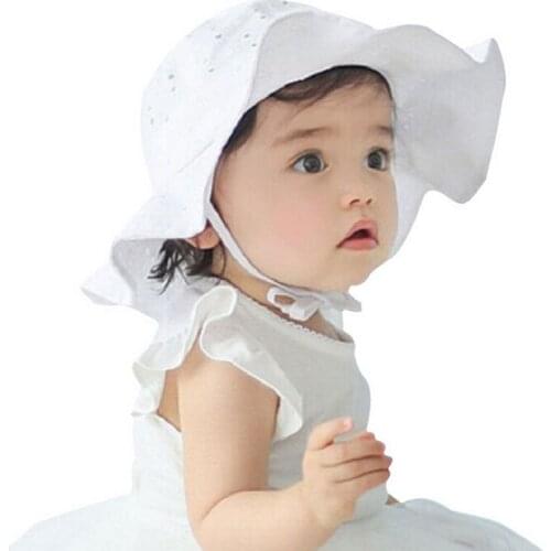 Fashion Infant Toddler Kids Sun Cap Summer Outdoor Baby Girls Boys Sun Beach Hat Casual Cap Sun Beach TravelWide Brim Hat
