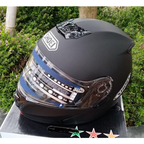 Flip Up motorcycle helmet full helmet Motorcycle Helmet ATV helmet Safety dual lens matte black, Capacete