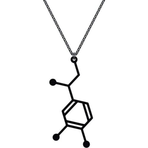 Noradrenaline Molecule Necklace