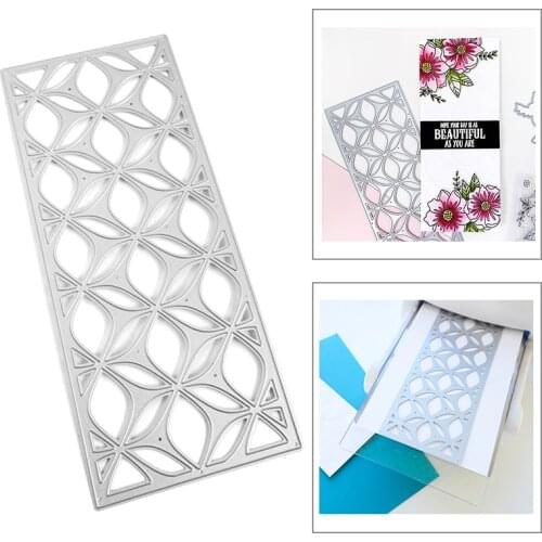 2020 New Rectangle Frame Metal Cutting Dies For Mould Cut Making Oval Pattern Background Card Album Scrapbooking DIY No Stamps