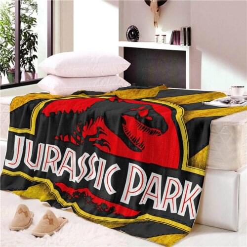 Jurassic World Dinosaur Nap blanket Super Soft Animal Tyrannosaurus Throw Blanket For Kids Adults Beach Towel Bedspread Travel