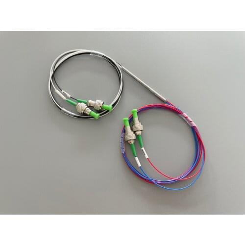 1310/1550nm Dual Window 50/50 Coupling Ratio FC/APC stainless steel tube 2x2 FBT Coupler FBT Splitter