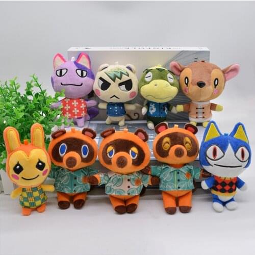 Anima Crossing plush Keychain Fashion Jewelry Accessories Cute Shaped Pendants Amiib Plush toy For NFC Plush toy Keyring