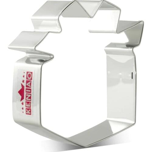 KENIAO Gift Box Cookie Cutter for Fathers day - 8 x 7.9 cm - Biscuit / Fondant / Pastry / Bread Cutter - Stainless Steel