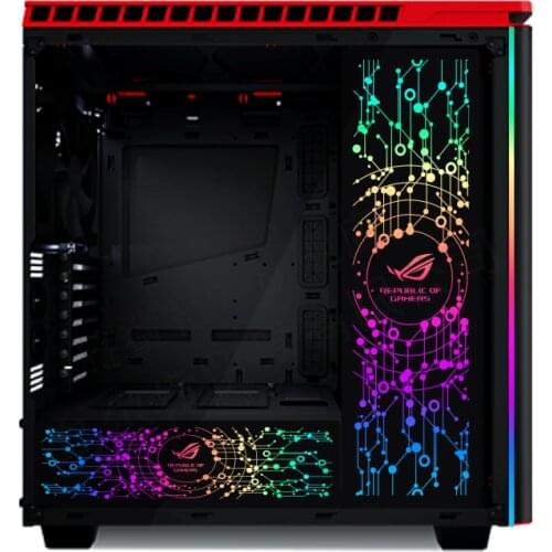 Charge Light Customizable patterns backplate use for Computer Case Side DIY Acrylic Board Size 440*140*8mm RGB support AURA