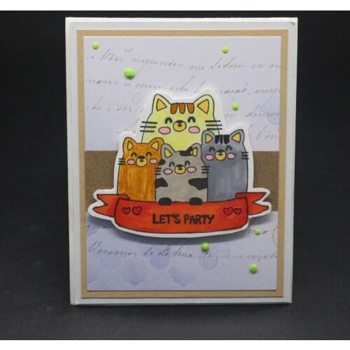 DABOXIBO Kitty Clear Stamps Mold For DIY Scrapbooking Cards Making Decorate Crafts 2020 NEW Arrival