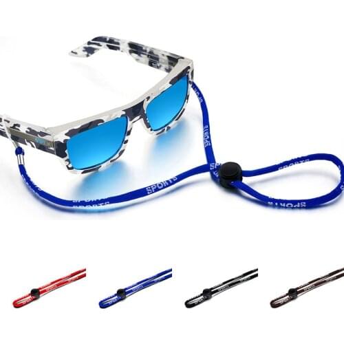Letters Printed Floating Sunglasses Chain Adjustable Sport Glasses Holder Neck Strap Reading Glasses Holder Eyewear Accessories