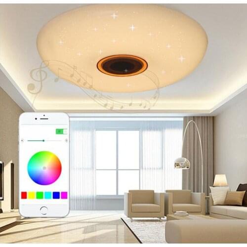 Led Bluetooth music lights living room dining ceiling lamps smart phones colorful bedroom children room lights lamps LED light