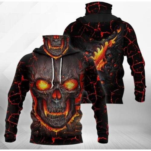 Skull 3D Printed Hoodies Harajuku Fashion Sweatshirt Women Men Casual Pullover Hoodie Mask Warm Drop Shipping 02