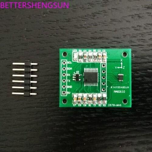 MAG3110 HMC5883L three-axis geomagnetic sensor module electronic compass compass serial output