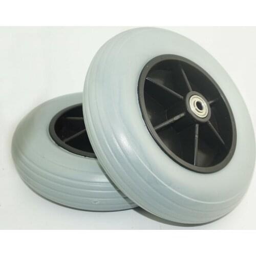1 pair of 8" Front Castor Wheels for many Standard Wheelchairs 200x50mm