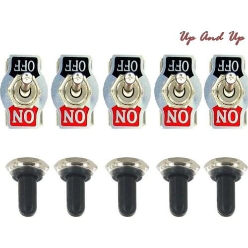1pcs New 20A 125V SPST 2Pin Heavy Duty ON/OFF Rocker Toggle Switch With Waterproof Boot