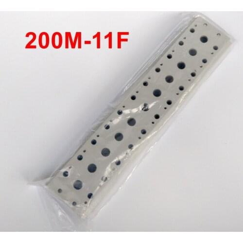 200M-11F Solenoid Valve Manifold With Screws & Rubber 11 Station Base Board 4V210/ 4A210