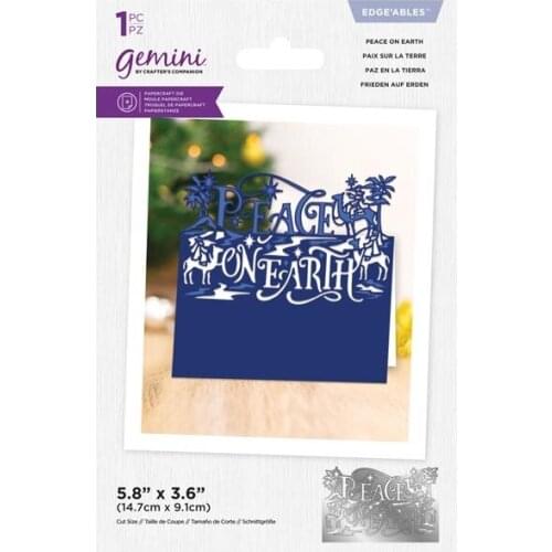 2021 AliliArts Metal Cutting Dies Peace on Earth Edge diy Scrapbooking Photo Album Decorative Embossing PaperCard Crafts Die