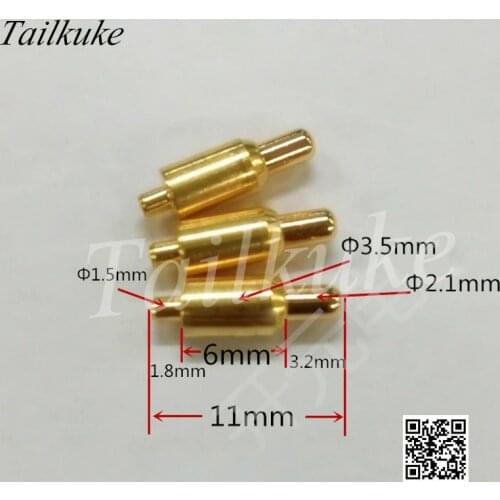 50PCS Charging Thimble 1.3*11mm Antenna Probe Diameter 3.5*11mm POGO PIN Signal Pin