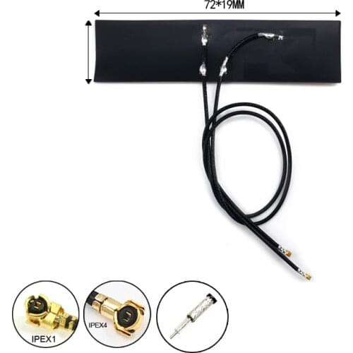 The latest internal mimo antenna high gain 8dBi soft FPC Lte 4g Gps Ipex antenna 15CM cable 10PCS