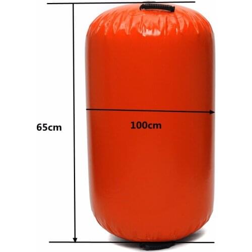 Free shipping Yellow color Inflatable Air Roller Air Barrel Home Large Yoga Gymnastics Exercise Cylinder Gym Beam Indoor