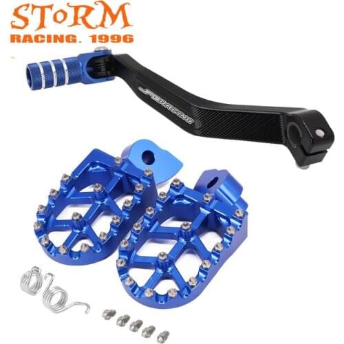 CNC Motorcycle Gear Shift Shifter Lever Footpeg Pedal For YAMAHA YZ125 YZ250 YZ125X 250X YZ250F YZ450F WR250F WR450F 2015-2021