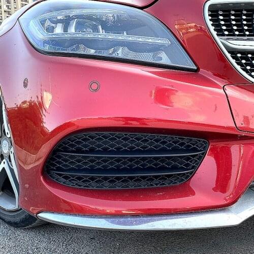 For Mercedes Benz CLS Class C218 CLS260 300 2015-2017 AMG Front Bumper Fog Light Grills Accessories Car Styling