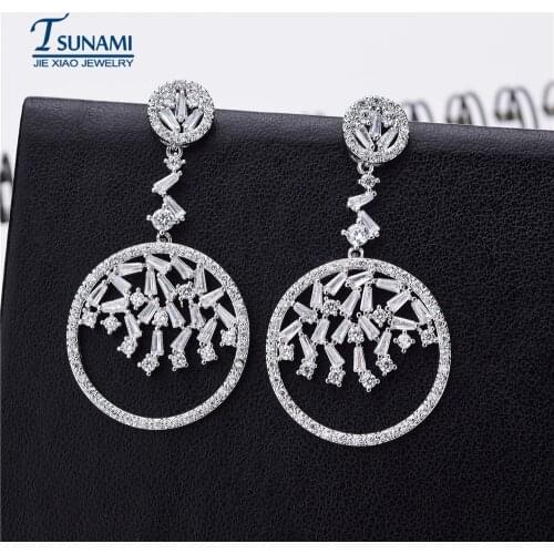 2017 new fashion round zircon ear nail Suitable for all kinds of occasions ER-172