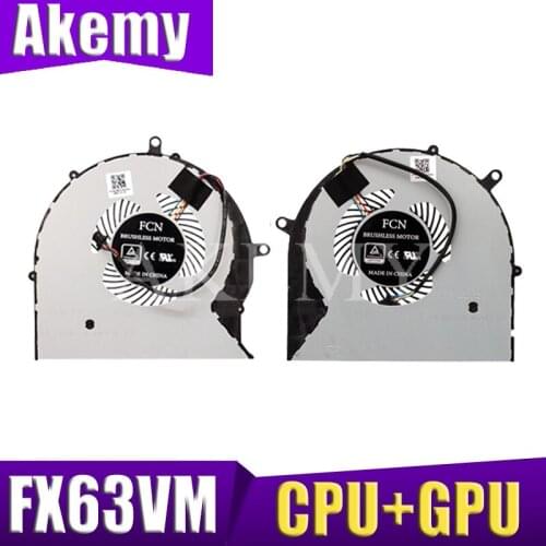 New original cpu gpu cooling fan cooler for ASUS FX63V FX63VM FZ63VM FX63VM7300 FX63VM7700 DC 12V