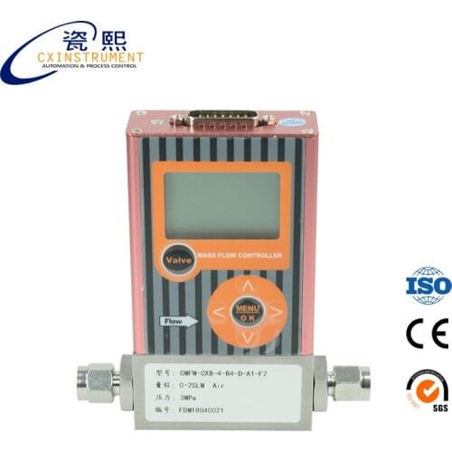 Gas Flow Meter 0-100SLM Flow Range and 1.0% High Accuracy Propane gas flow meter